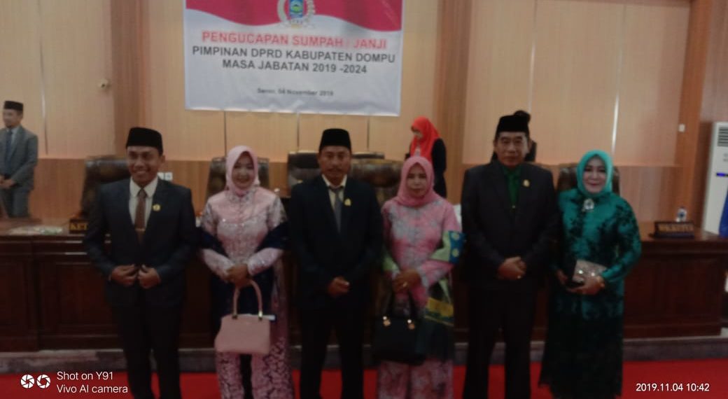 pimpinan dprd dompu 2019-2024