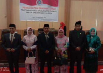pimpinan dprd dompu 2019-2024