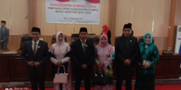 pimpinan dprd dompu 2019-2024