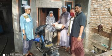 FUI Dompu Beri Bantuan Kepada Keluarga JT yang Dikarantina