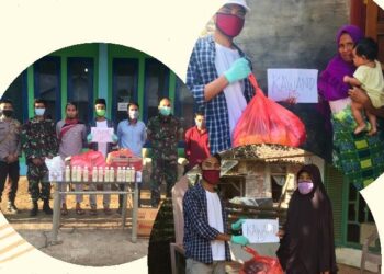 Berbagi Kasih, Kawand12 Dompu Bagikan Sembako dan Takjil