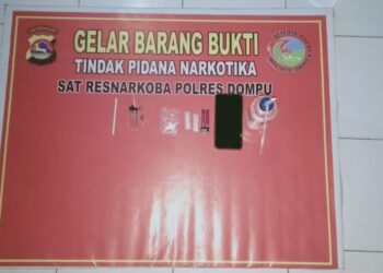 Polisi di Dompu Bekuk Pemakai Sabu sabu