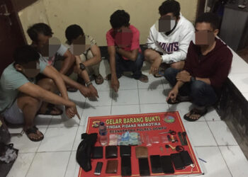 Enam Remaja Pesta Sabu Ditangkap, Satu Diantaranya Anak Pejabat?