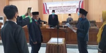 Pelantikan PAW Anggota DPRD Dompu NTB dari PBB