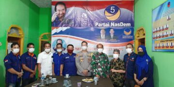 Kapolres Dompu dan Dandim silaturrahmi ke pimpinan Parpol