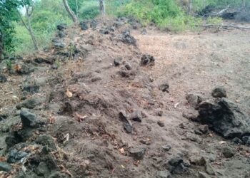 Benteng Kerajaan berusia 400 tahun di Dompu hancur