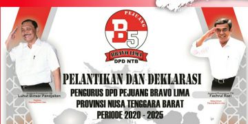 Sukseskan pelantikan pejuang Bravo 5 DPD NTB