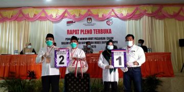 Cabut nomor Pilkada : Eri Ichtiar nomor 1 dan AKJ Syah urut 2