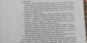 Tindaklanjuti putusan Bawaslu, Selasa KPU tetapkan SUKA sebagai Paslon Bupati dan Wakil Bupati Dompu