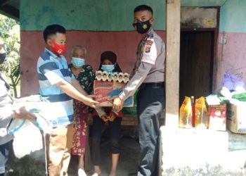 Hidup miskin viral di medsos keluarga ini dapat bantuan Polsek Pekat