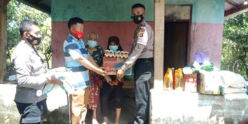 Hidup miskin viral di medsos keluarga ini dapat bantuan Polsek Pekat