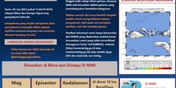 Penjelasan BMKG soal gempa bumi M5,1 di Dompu