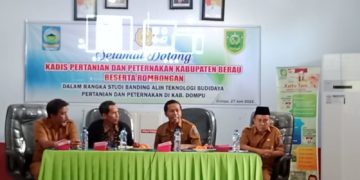Kabupaten Berau studi banding soal pertanian dan peternakan di Dompu
