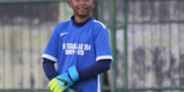 Membanggakan! Kiper SSB Fatahillah Dompu terpilih mewakili NTB di liga nasional