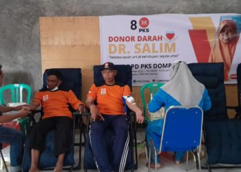 Aksi donor darah PKS Dompu wujud peduli kepada masyarakat