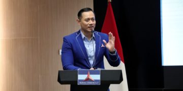 Melantik organisasi sayap, PDRI, AHY : “Keberanian Itu Modal Utama Dalam Perjuangan”