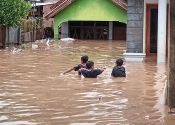 Dilanda banjir besar, rumah warga Dompu tergenang