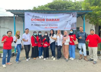Donor darah PT. SMS Dompu : “Setetes darah sejuta kehidupan”