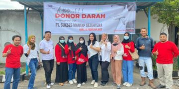 Donor darah PT. SMS Dompu : “Setetes darah sejuta kehidupan”