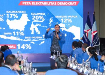 AHY konsolidasi dengan 54 anggota fraksi Partai Demokrat DPR RI, demi menyonsong Pemillu 2024
