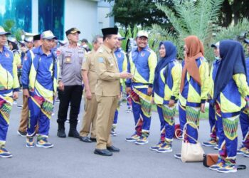 Bupati Dompu lepas kontingen Porprov NTB ke- XI