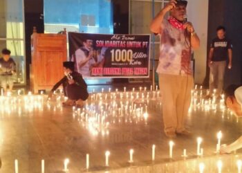 Seribu lilin dan coin untuk bung Opan