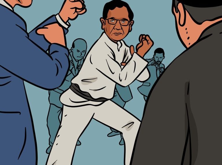 📷 Komik Mahfud MD versus koruptor. (Poliklitik.com).