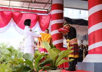 Upacara Peringatan Detik detik Proklamasi HUT Kemerdekaan RI ke-78 Kabupaten Dompu