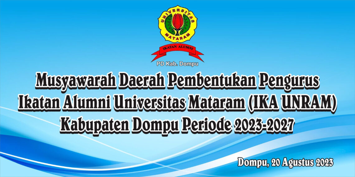 📷 Musda perdana IKA Unram Kabupaten Dompu. (Humas).