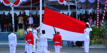 Pemkab Dompu, ‘Upacara Penurunan Bendera Peringatan HUT Kemerdekaan RI ke-78’