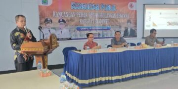 Konsultasi publik rancangan Perda penanggulangan bencana Kabupaten Dompu