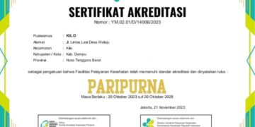 Puskesmas Ranggo dan Kilo dapat akreditasi paripurna