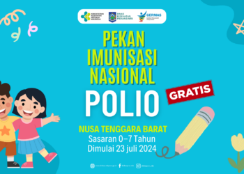 Tertinggi di NTB capaian imunisasi polio Kabupaten Dompu