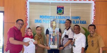 Kantor Dikpora Dompu juara satu lomba kebersihan dan keindahan instansi
