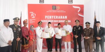 Pj Walikota Bima Serahkan Remisi Hari Kemerdekaan Bagi Narapidana Lapas Bima