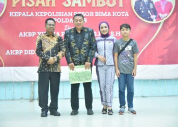 Pj. Sekda Kota Bima Hadiri Pisah Sambut Kapolres Bima Kota