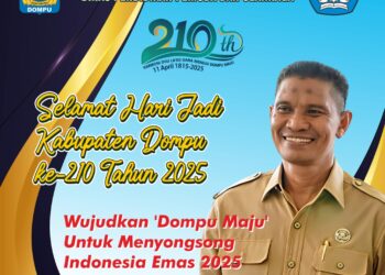 Kadis Dikpora Dompu: Selamat Hari Jadi Kabupaten Dompu ke-210 Tahun 2025