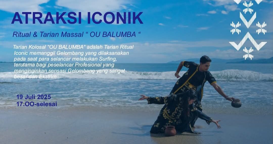 📷 Tari kolosal Ou Balumba ditargetkan tembus rekor MuRI dengan jumlah penari yang dilibatkan lebih dari 13.000 orang. Ou Balumba memiliki nilai historis di dalam sejarah dan budaya Dompu. (Zd).