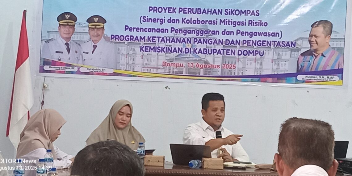 Proper SiKOMPAS atau Sinergi dan Kolaborasi Mitigasi Risiko Perencanaan, Penganggaran, dan Pengawasan Program Ketahanan Pangan dan Pengentasan Kemiskinan adalah inovasi yang diciptakan oleh Nukman Ahmad, S.H.,M.AP sebagai upaya menjawab tantangan di dalam pembangunan dan tata kelola pemerintahan. (my).