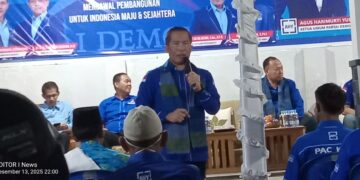 Konsolidasi di Dompu, Plt ketua Demokrat NTB nyalakan semangat kader