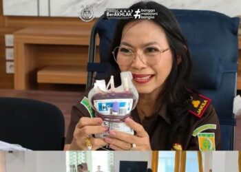 Empati tinggi, Kejari Dompu gandeng UPD RSUD gelar donor darah