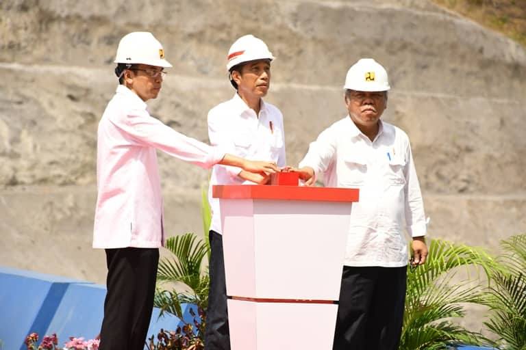 dam tanju diresmikan jokowi