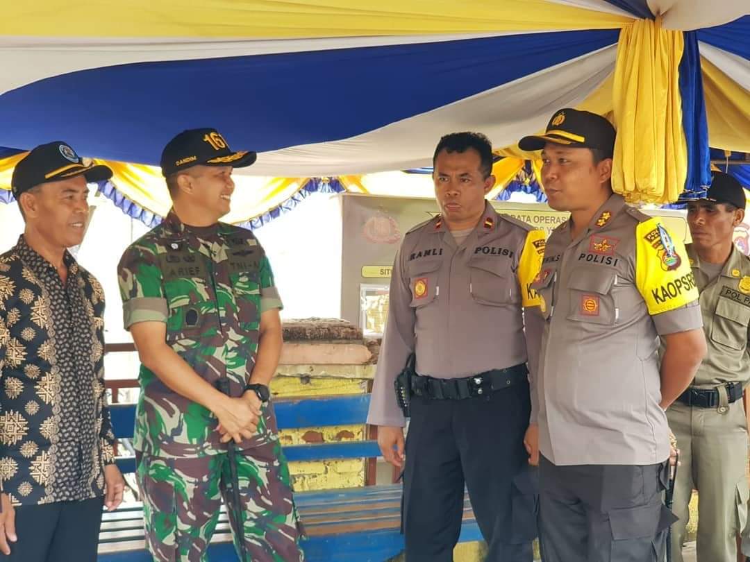 Kapolres Dompu dan Dandim Kompak Tinjau Kesiapan Operasi PAM Gatarin 2018