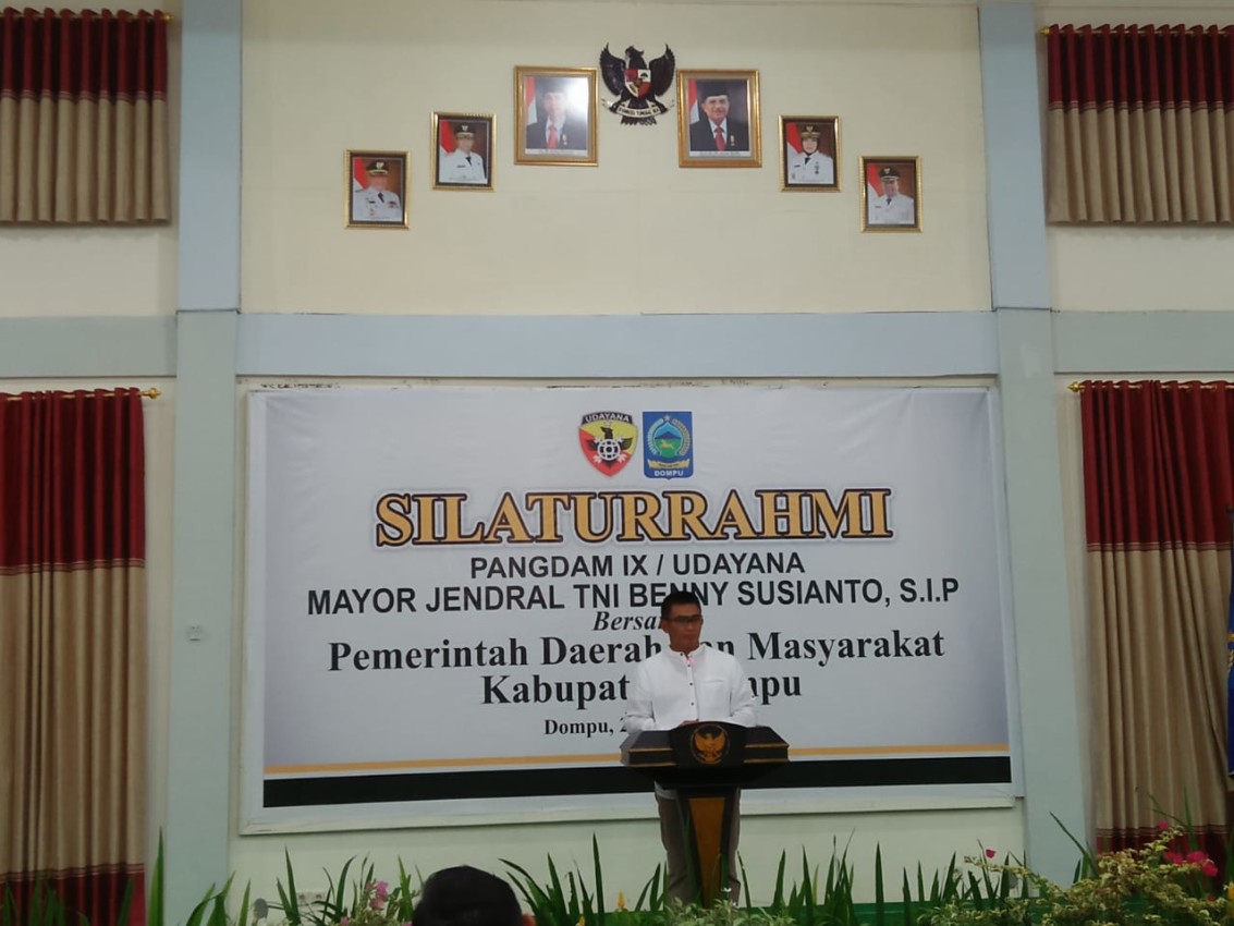 Sambutan Pangdam Benny
