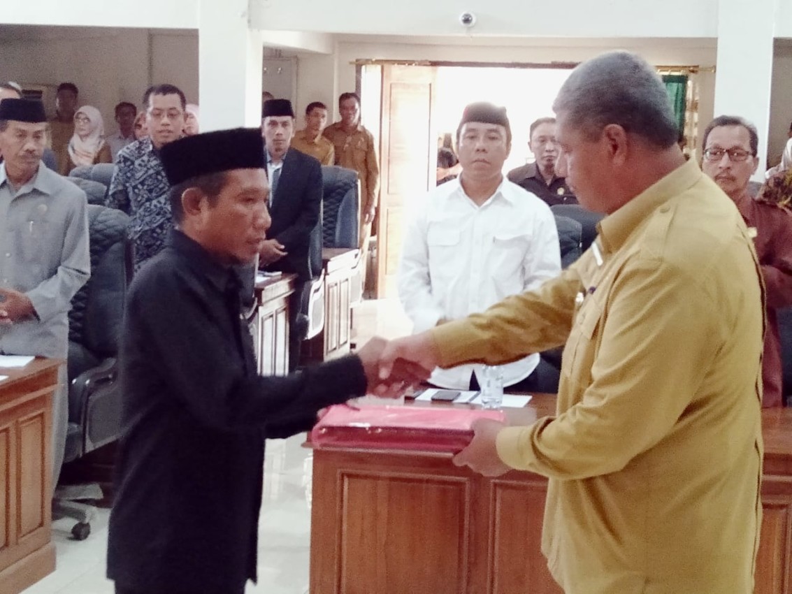 Ketua DPRD terima dokumen Perda