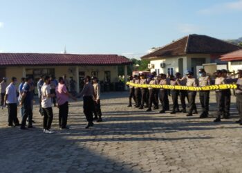 Polres Dompu gelar latihan rutin persiapan Pilkada
