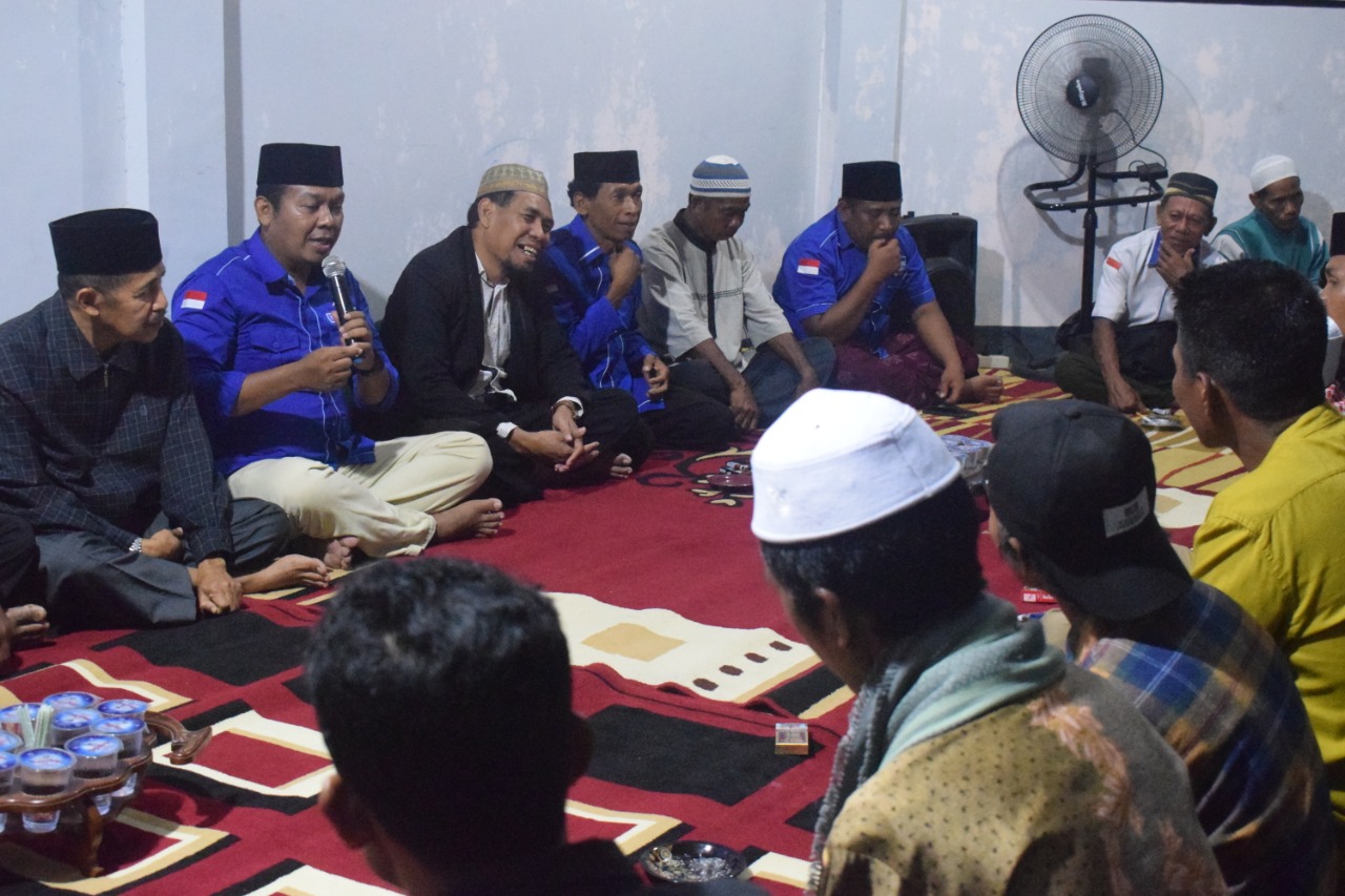 📷 Ismul Rahmadin hadir dalam.tasyakuran, memberikan kata sambutan. (Humas Demokrat).