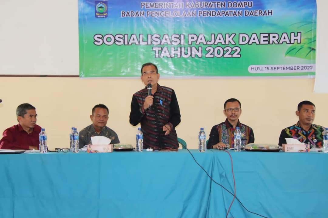 Sosialisasi pajak daerah Kabupaten Dompu tahun 2022