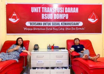 Cara unit transfusi darah RSUD Dompu memenuhi permintaan 600 kantong darah per bulan