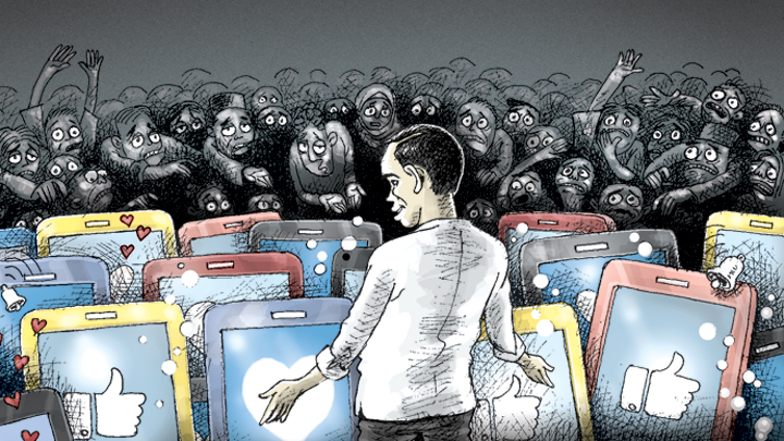 📷 Ilustrasi buzzer politik. (Tempo).